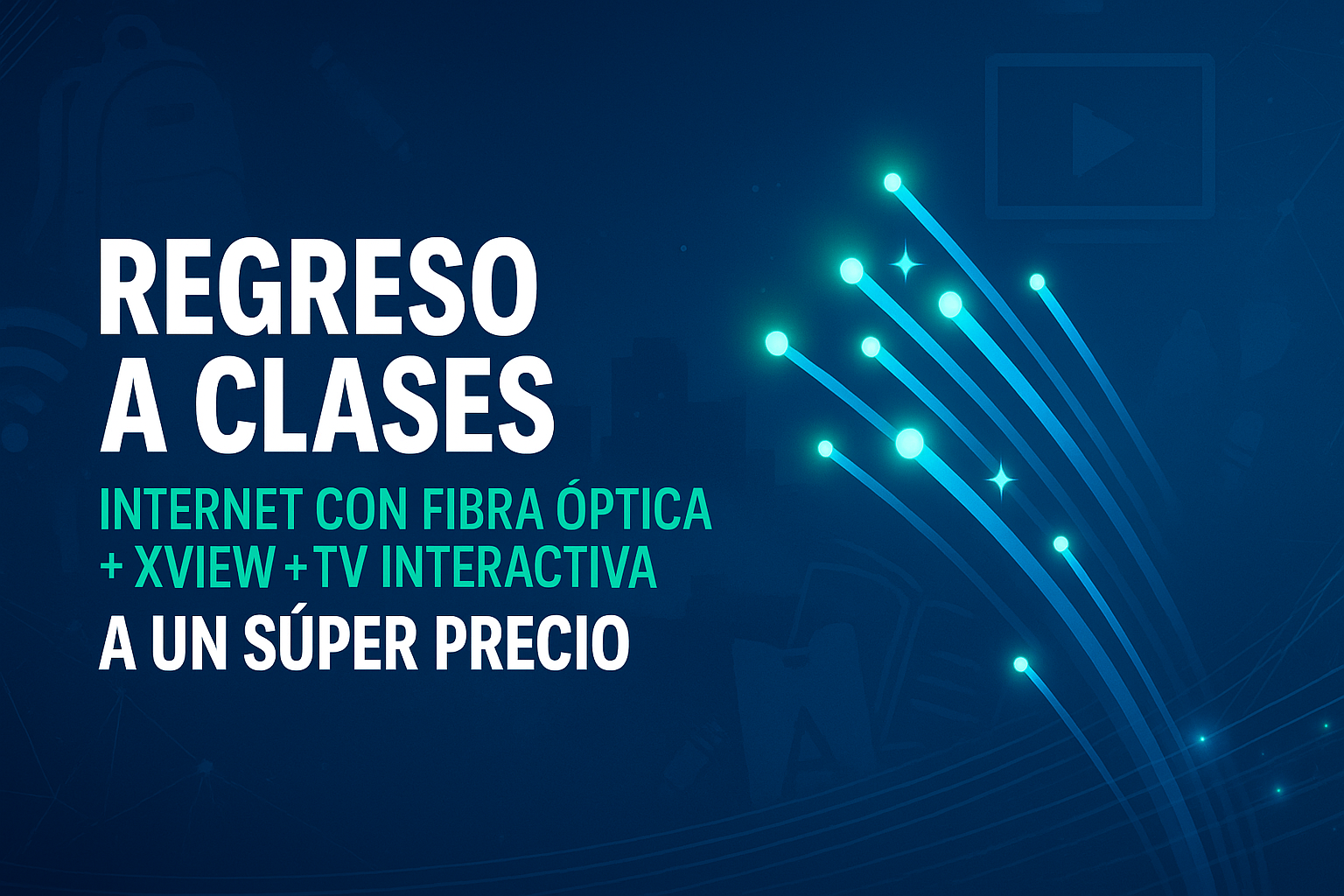 Instalación de fibra óptica